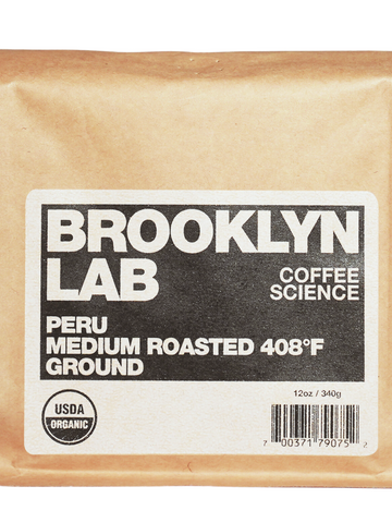 Peru Medium Roast Coffee, 408°F