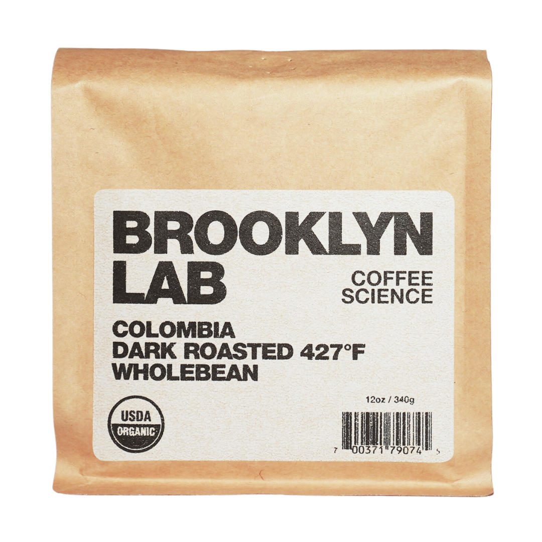 Colombia Dark Roast Coffee, 427°F