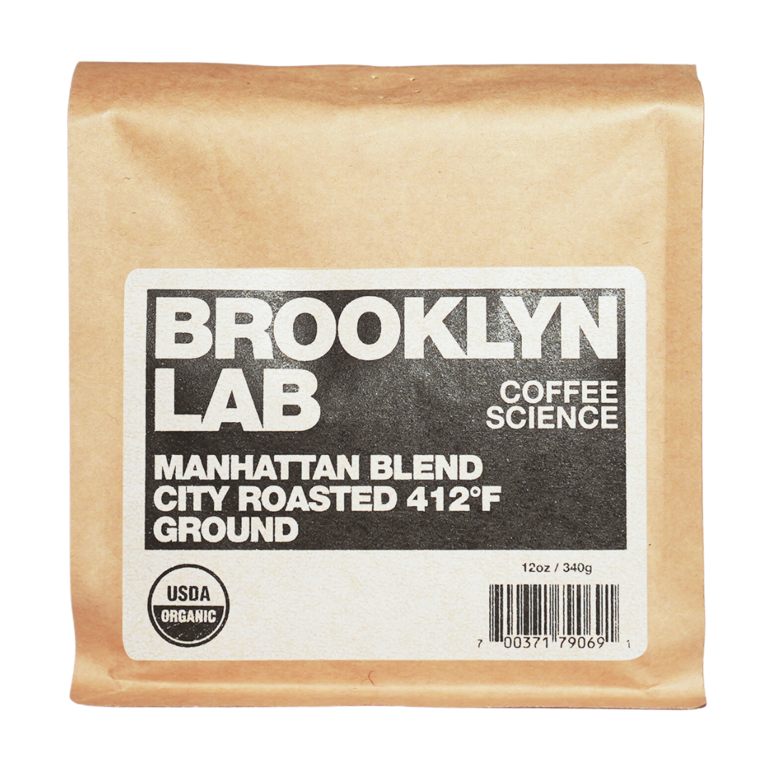 Manhattan Blend, City Roast Ethiopian Coffee 412°F