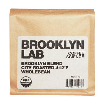 Brooklyn Blend, City Roast Sumatra Coffee 412°F