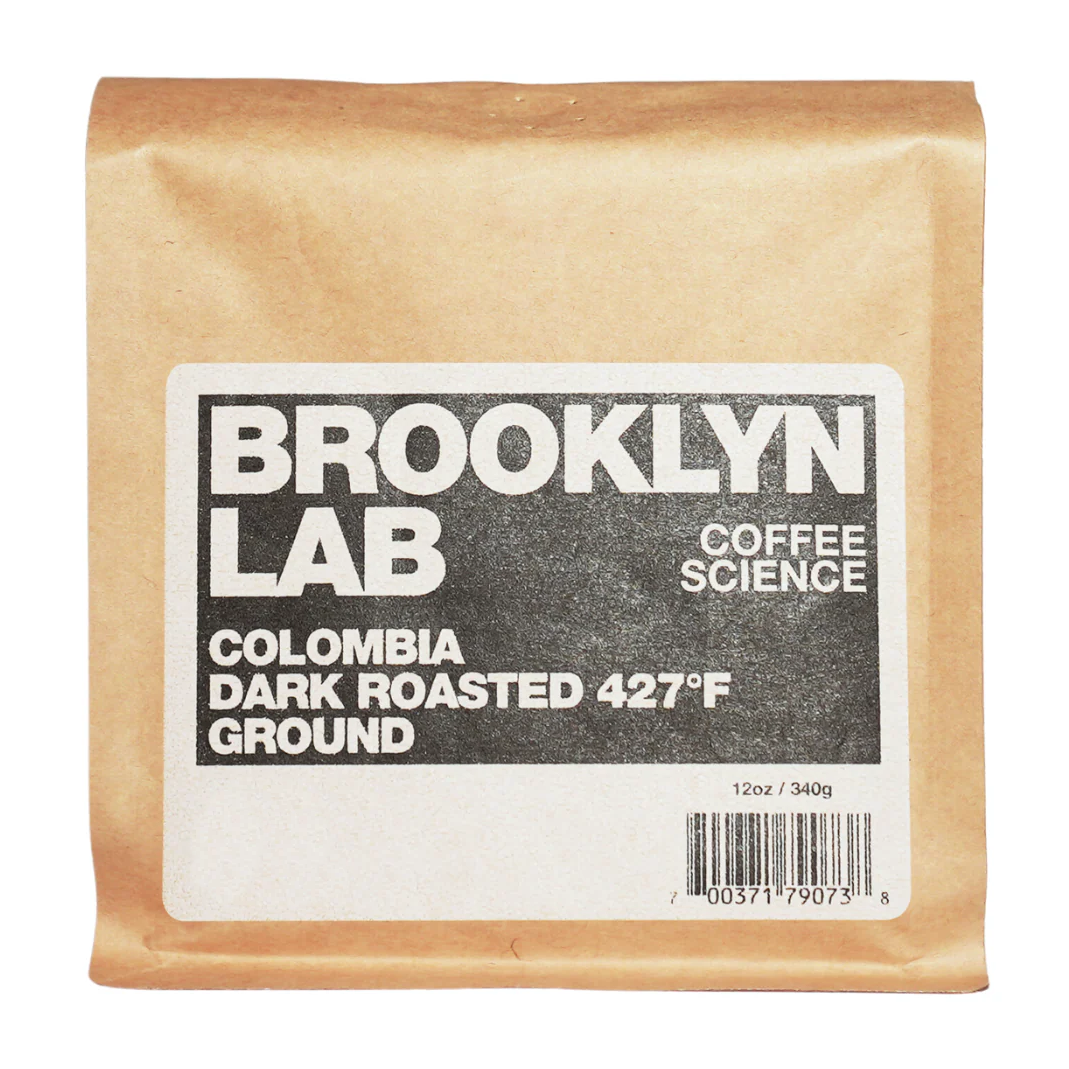 Colombia Dark Roast Coffee, 427°F