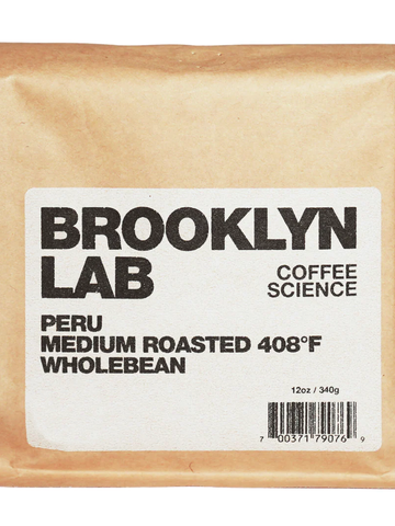Peru Medium Roast Coffee, 408°F